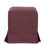 Taburet cu husa Cube H - stofa S78 - bordo Taburet cu husa Cube H - stofa S78 - bordo