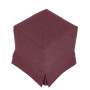 Taburet cu husa Cube H - stofa S78 - bordo Taburet cu husa Cube H - stofa S78 - bordo