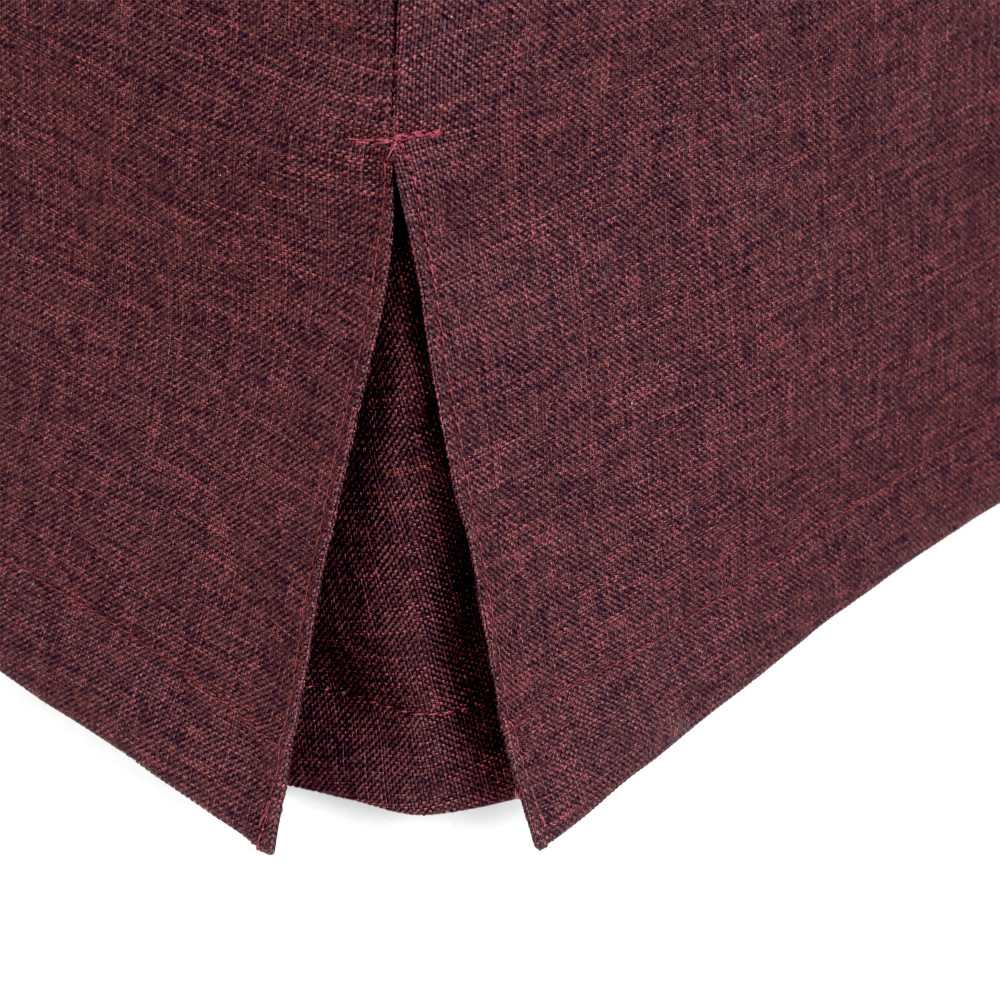 Taburet cu husa Cube H - stofa S78 - bordo Taburet cu husa Cube H - stofa S78 - bordo