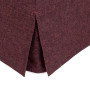 Taburet cu husa Cube H - stofa S78 - bordo Taburet cu husa Cube H - stofa S78 - bordo