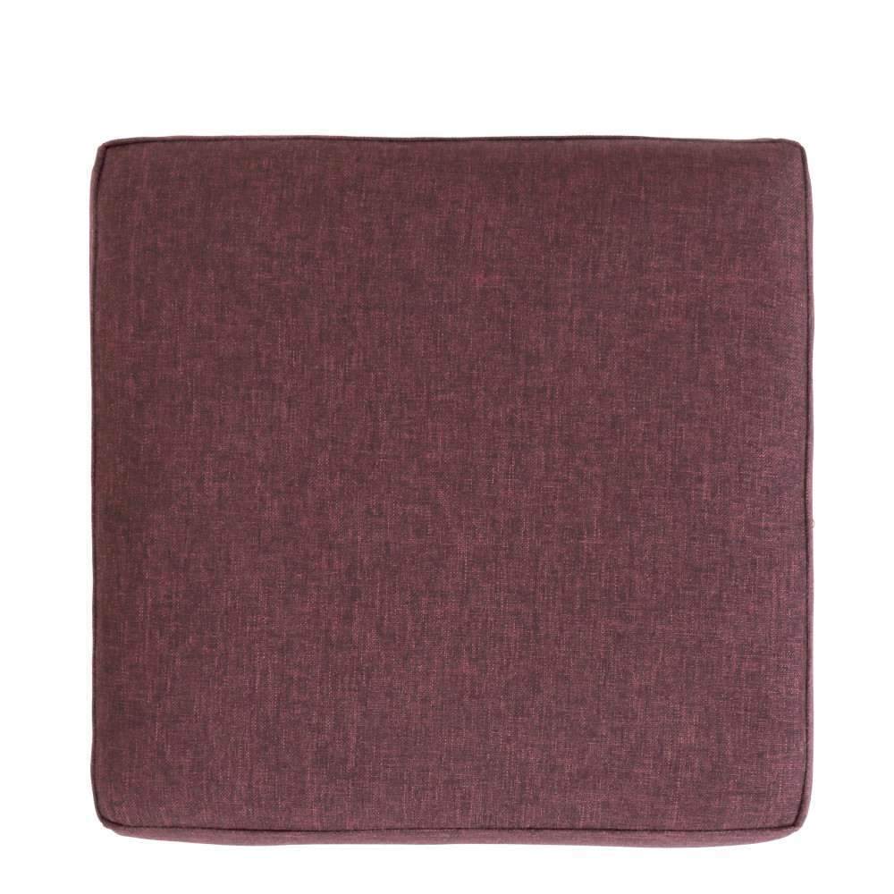 Taburet cu husa Cube H - stofa S78 - bordo Taburet cu husa Cube H - stofa S78 - bordo