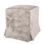 Husa taburet Cube - E04 - stofa crem Husa taburet Cube - E04 - stofa crem