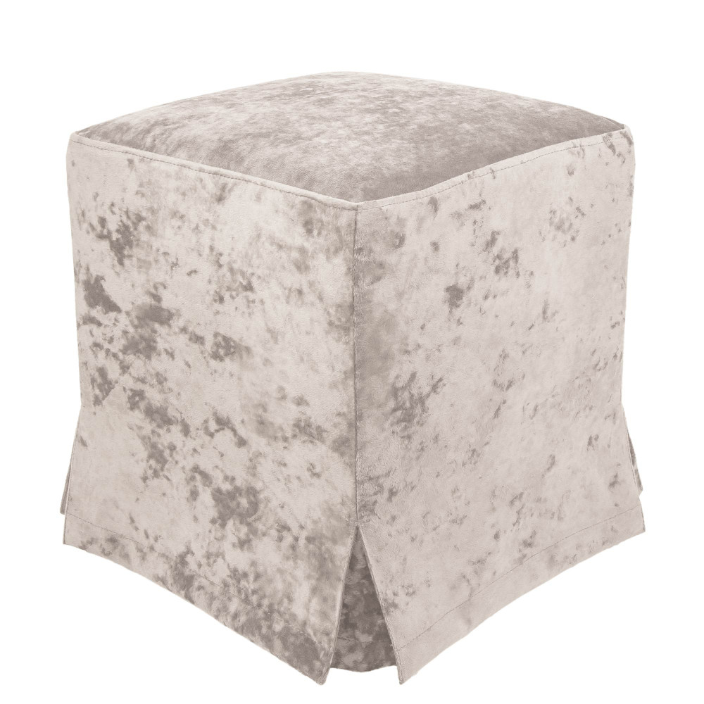 Husa taburet Cube - E04 - stofa crem Husa taburet Cube - E04 - stofa crem