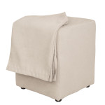 Husa taburet Cube - K08 - stofa crem