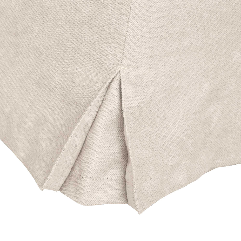 Husa taburet Cube - K08 - stofa crem