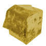 Husa taburet Cube - E51 - stofa galben