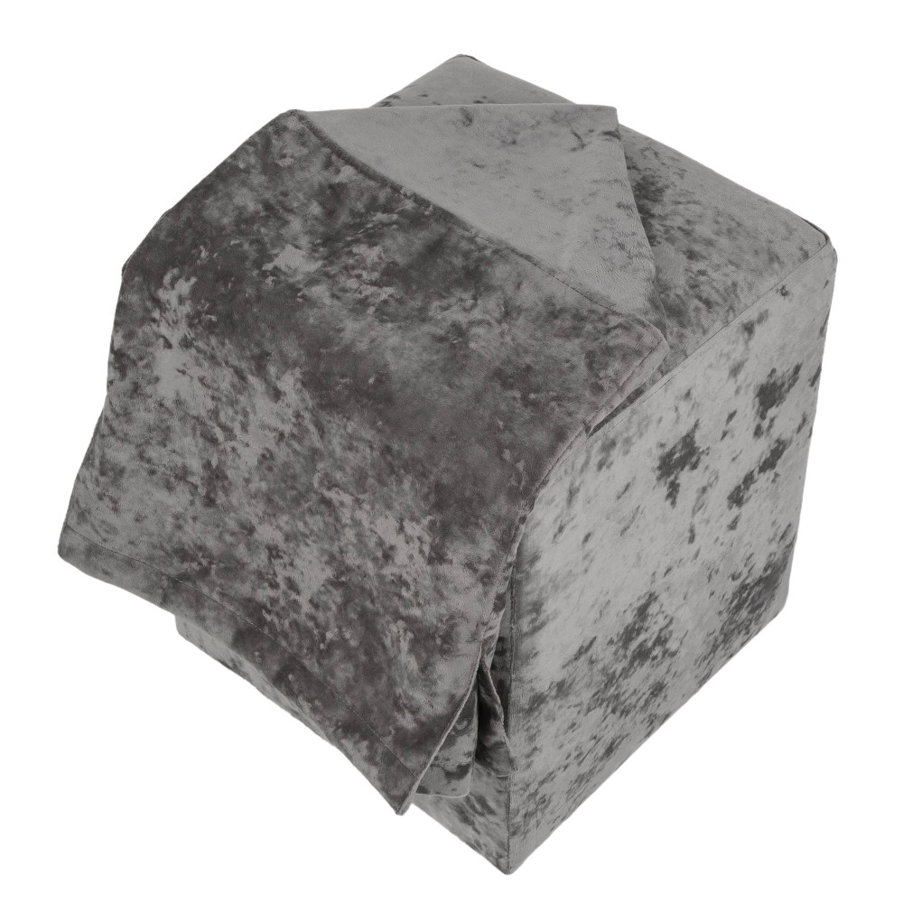 Taburet cu husa Cube H - stofa E30 - gri Taburet cu husa Cube H - stofa E30 - gri