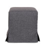Husa taburet Cube - S05 - stofa gri Husa taburet Cube - S05 - stofa gri