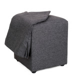 Husa taburet Cube - S05 - stofa gri