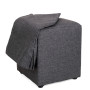 Husa taburet Cube - S05 - stofa gri Husa taburet Cube - S05 - stofa gri