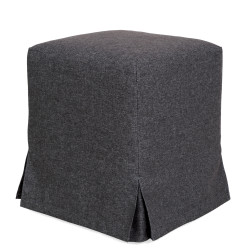 Taburet cu husa Cube H - stofa S05 - gri Taburet cu husa Cube H - stofa S05 - gri