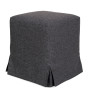 Husa taburet Cube - S05 - stofa gri Husa taburet Cube - S05 - stofa gri