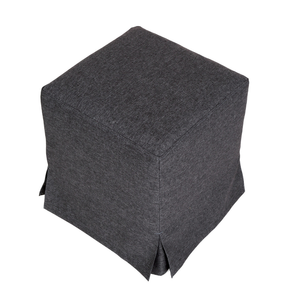 Husa taburet Cube - S05 - stofa gri Husa taburet Cube - S05 - stofa gri