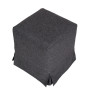 Husa taburet Cube - S05 - stofa gri Husa taburet Cube - S05 - stofa gri