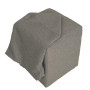 Taburet cu husa Cube H - stofa S21 - gri deschis 