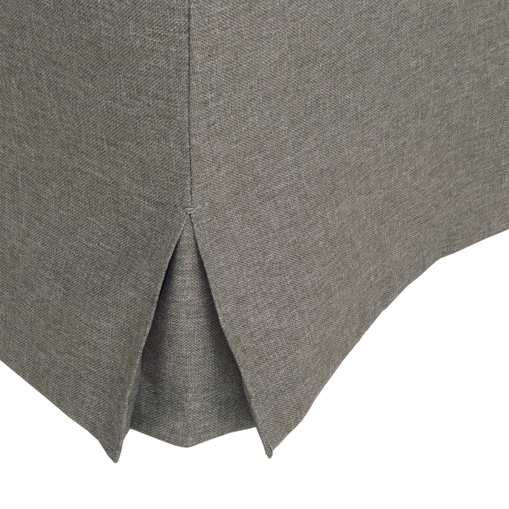 Taburet cu husa Cube H - stofa S21 - gri deschis 