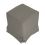 Taburet cu husa Cube H - stofa S21 - gri deschis 