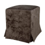 Taburet cu husa Cube H - stofa E60 - maro Taburet cu husa Cube H - stofa E60 - maro