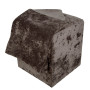 Taburet cu husa Cube H - stofa E60 - maro Taburet cu husa Cube H - stofa E60 - maro