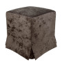 Taburet cu husa Cube H - stofa E60 - maro Taburet cu husa Cube H - stofa E60 - maro