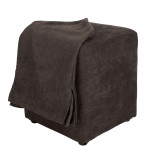 Husa taburet Cube - K07 - stofa maro