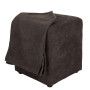 Taburet cu husa Cube H - stofa K7 - maro 