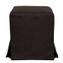 Husa taburet Cube - S16 - stofa maro Husa taburet Cube - S16 - stofa maro