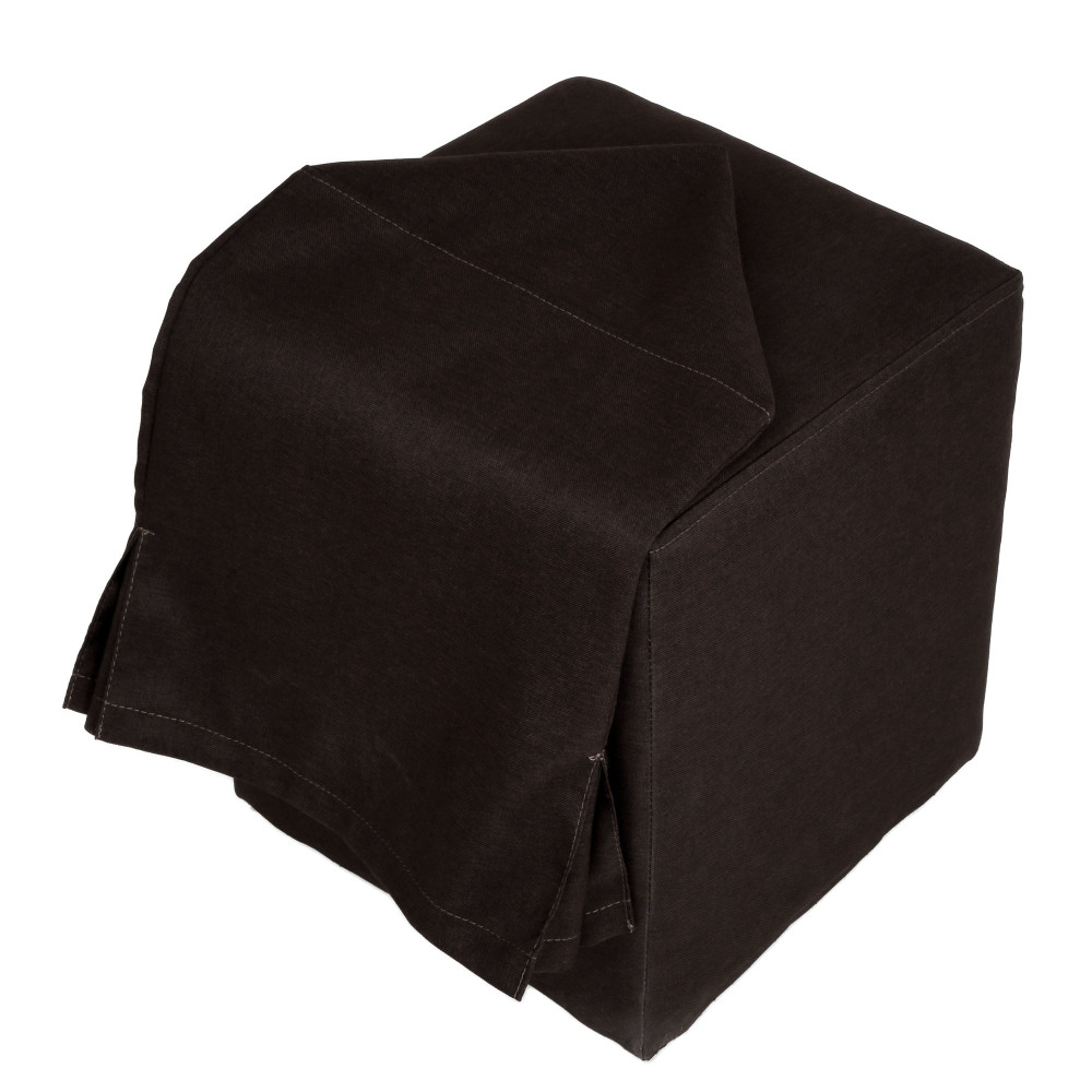Husa taburet Cube - S16 - stofa maro Husa taburet Cube - S16 - stofa maro