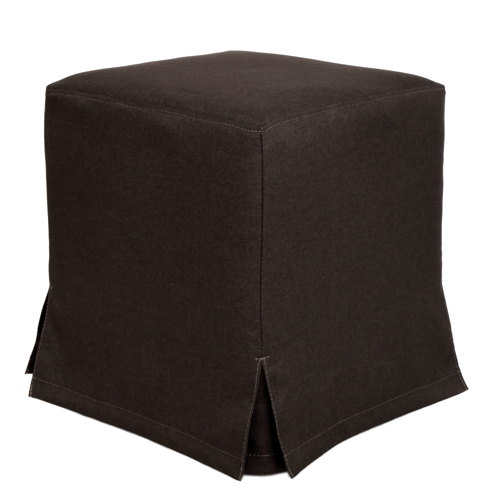 Husa taburet Cube - S16 - stofa maro Husa taburet Cube - S16 - stofa maro