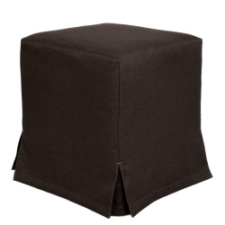 Taburet cu husa Cube H - stofa S16 - maro Taburet cu husa Cube H - stofa S16 - maro