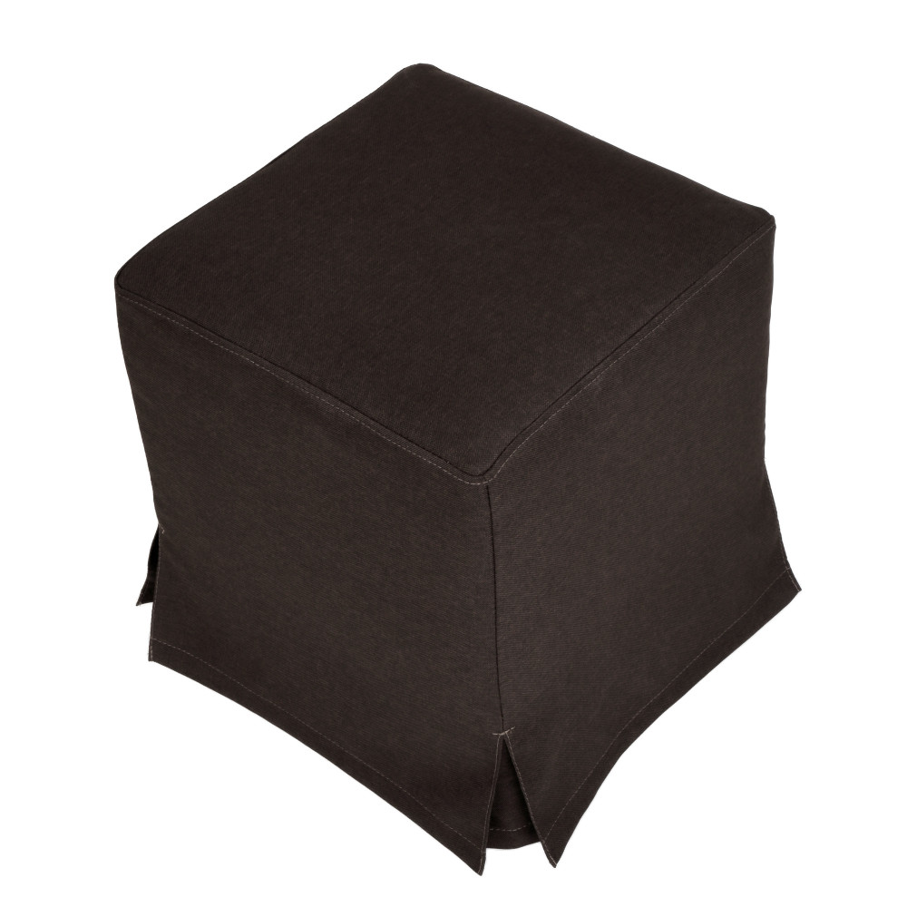 Husa taburet Cube - S16 - stofa maro Husa taburet Cube - S16 - stofa maro