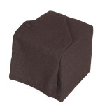 Husa taburet Cube - S04 - stofa maro
