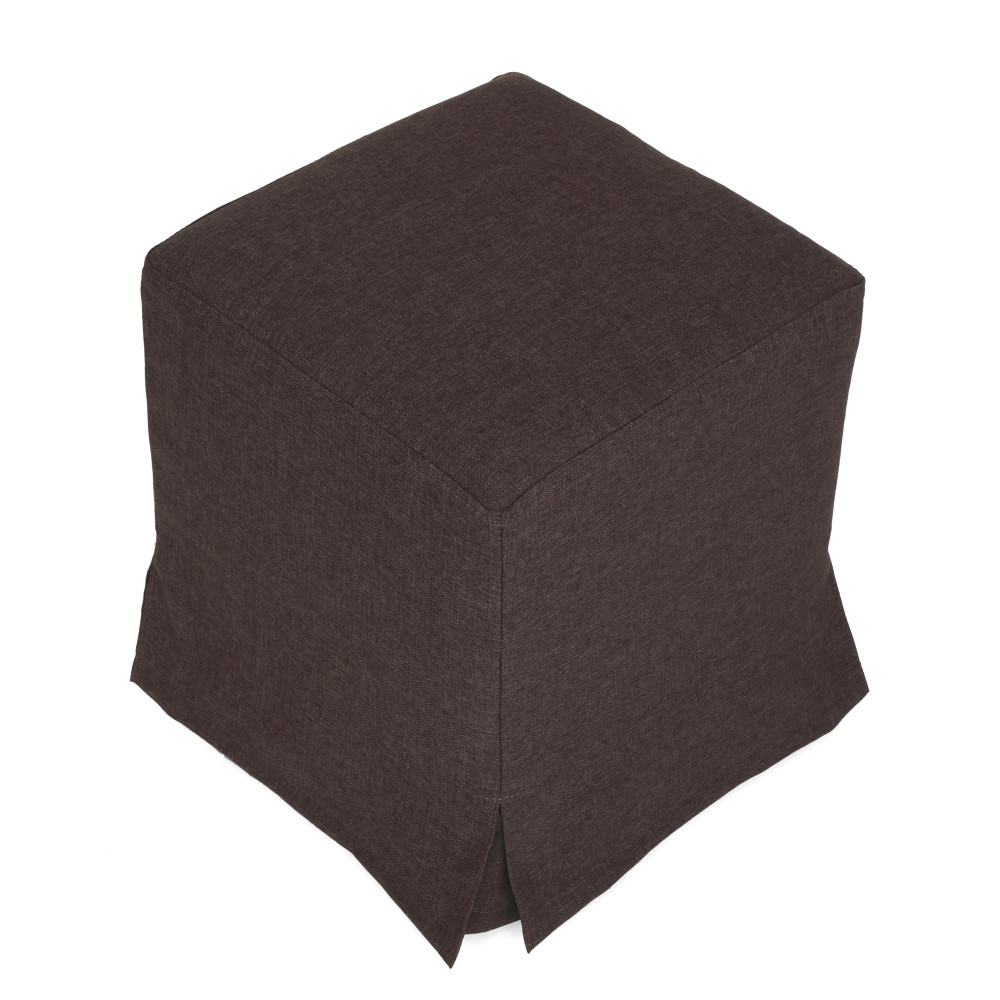Husa taburet Cube - S04 - stofa maro Husa taburet Cube - S04 - stofa maro