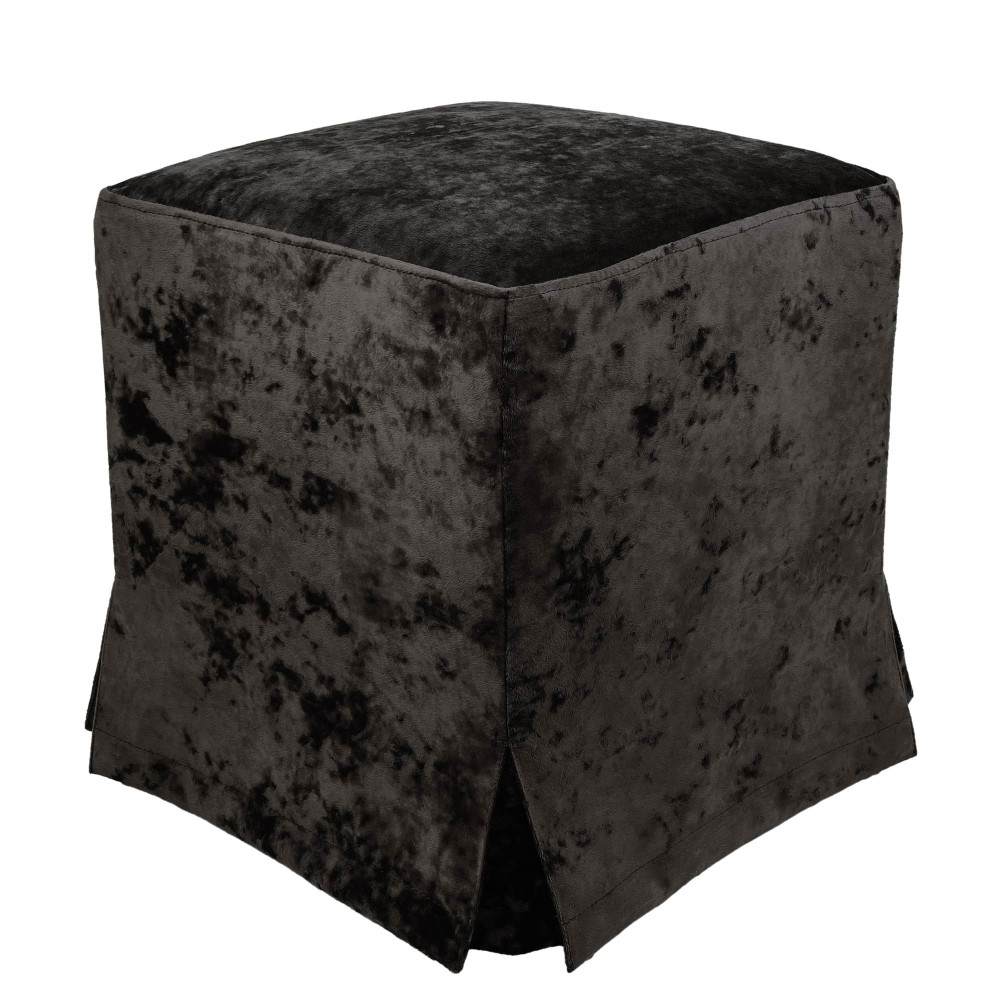 Husa taburet Cube - E01 - stofa negru