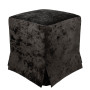 Husa taburet Cube - E01 - stofa negru