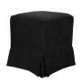 Husa taburet Cube - K06 - stofa negru Husa taburet Cube - K06 - stofa negru