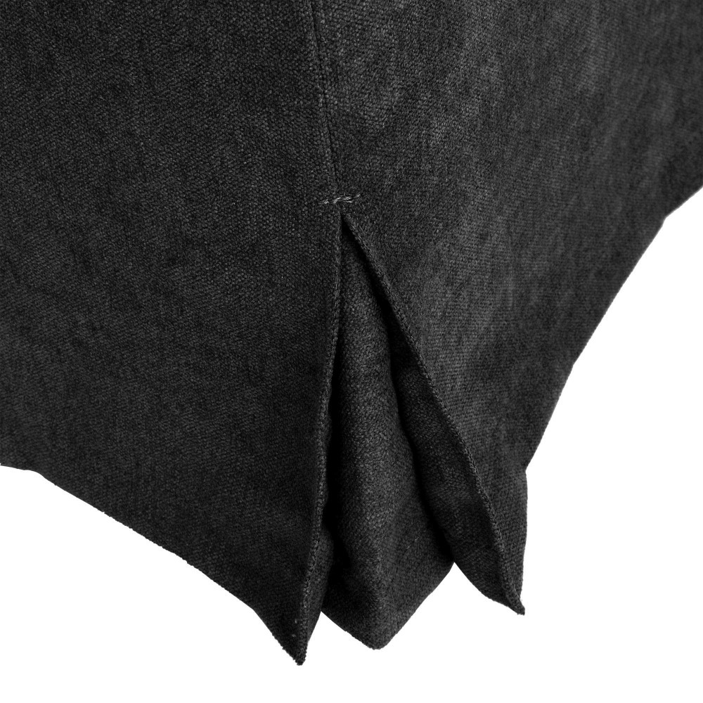 Husa taburet Cube - K06 - stofa negru Husa taburet Cube - K06 - stofa negru