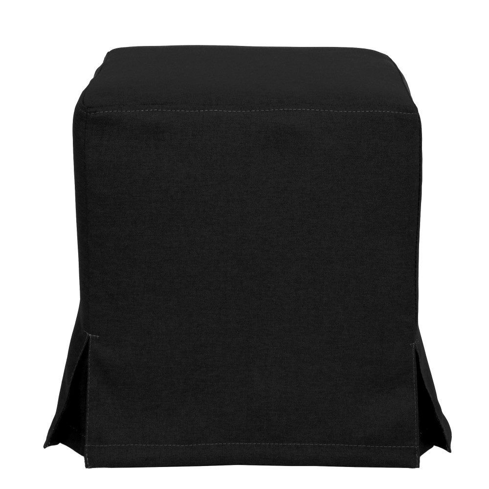 Husa taburet Cube - S14 - stofa neagra Husa taburet Cube - S14 - stofa neagra