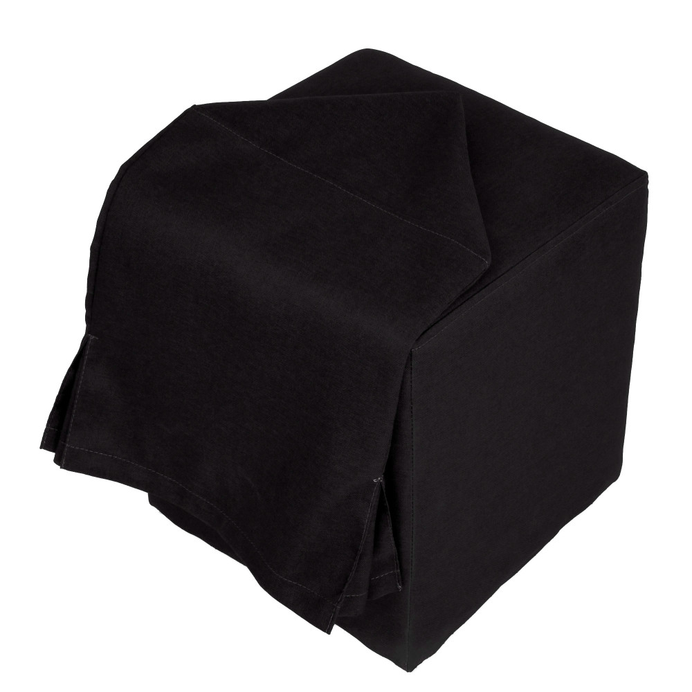 Husa taburet Cube - S14 - stofa neagra Husa taburet Cube - S14 - stofa neagra