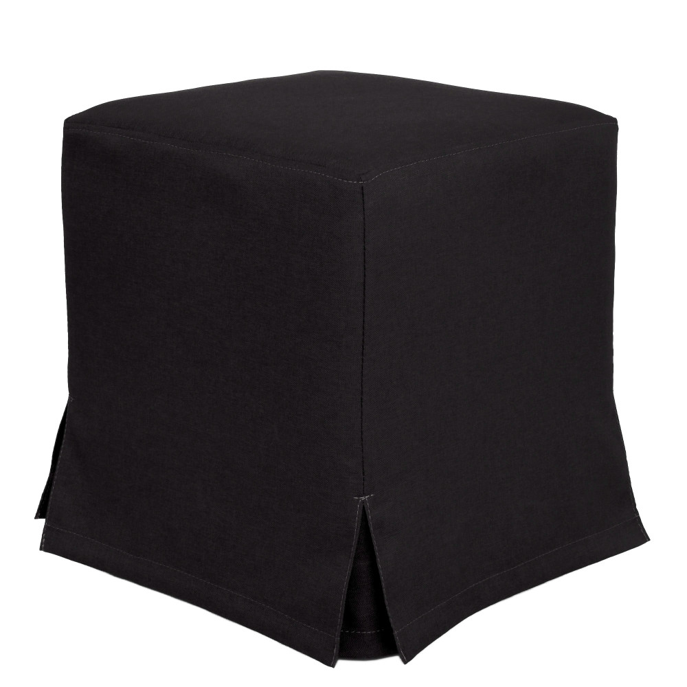 Husa taburet Cube - S14 - stofa neagra Husa taburet Cube - S14 - stofa neagra