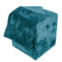 Husa taburet Cube - E22 - stofa turcoaz Husa taburet Cube - E22 - stofa turcoaz