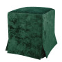 Taburet cu husa Cube H - stofa E57 - verde Taburet cu husa Cube H - stofa E57 - verde