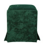 Taburet cu husa Cube H - stofa E57 - verde Taburet cu husa Cube H - stofa E57 - verde