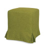 Taburet cu husa Cube H - stofa S22 - verde Taburet cu husa Cube H - stofa S22 - verde
