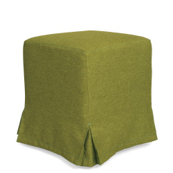 Taburet cu husa Cube H - stofa S22 - verde Taburet cu husa Cube H - stofa S22 - verde