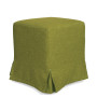 Taburet cu husa Cube H - stofa S22 - verde Taburet cu husa Cube H - stofa S22 - verde