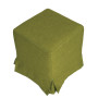 Taburet cu husa Cube H - stofa S22 - verde Taburet cu husa Cube H - stofa S22 - verde