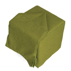 Husa taburet Cube - S22 - stofa verde