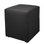 Taburet Cube - imitatie piele POLY - negru Taburet Cube - imitatie piele POLY - negru