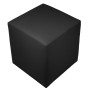 Taburet Cube - imitatie piele POLY - negru Taburet Cube - imitatie piele POLY - negru